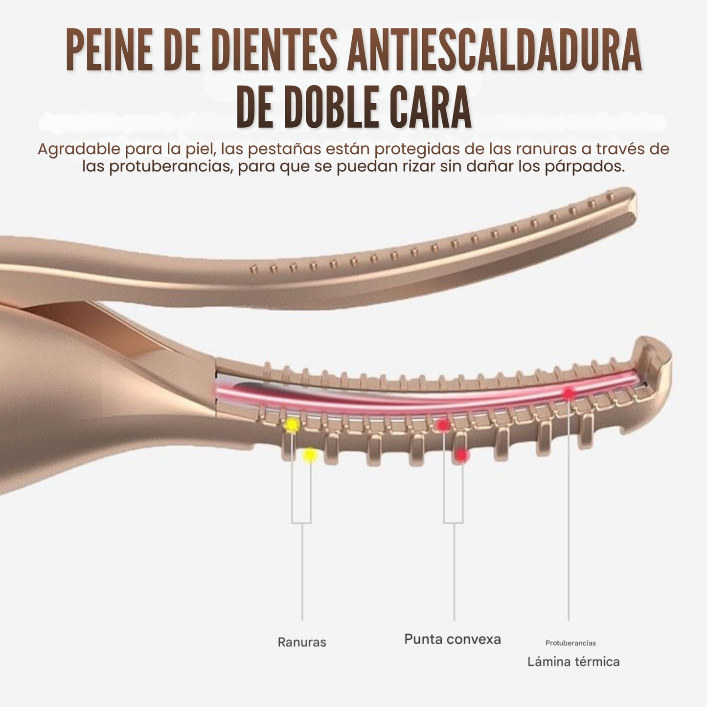 Rizador de Pestañas 2 en 1